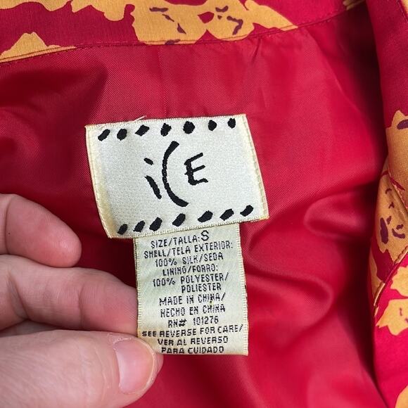 Ice silk matka wrap blouse - Picture 4 of 8